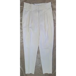 Vintage 80’s Women Wrangler Sz 5 24X32 Creme High Waist Tapered Pants